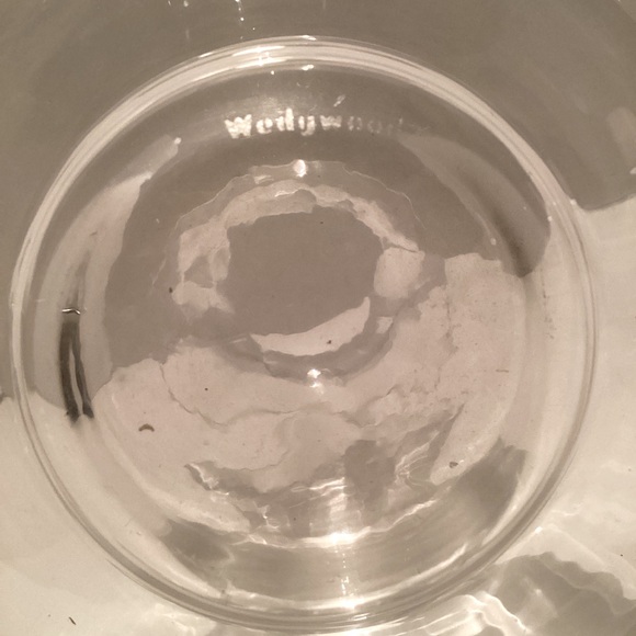 Devon By Wedgwood Hand Blown Clear Crystal Optical Floral Art Vase Vintage EUC - Picture 14 of 16